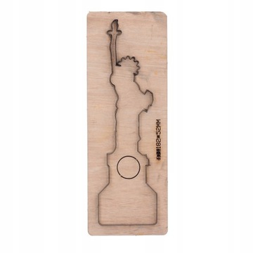 Кожаный штамп культовой формы статуи