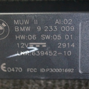 9233009 JINÉ MODUL M 235 I XDRIVE 240 2015 BMW 2 CABRIO (F23)