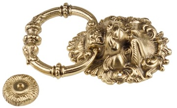 ДВЕРНОЙ МОЛОТОК, ЛАТУНЬ, БОЛЬШОЙ, ЗОЛОТОЙ