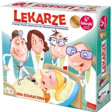 Promatek Lekarze Gra edukacyjna rodzinna familijna dla dzieci 7+
