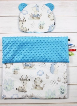 Одеяло и подушка Мишка НикаТими 75х100 минки