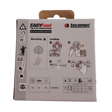 Триммерная головка tecomec Easy Feed M10X1.25LW
