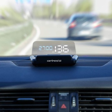 Cartrend 10632 Wyświetlacz GPS, Czarny, 125 x 39 mm