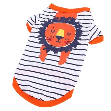 Футболка с принтом «Pet» Хлопковый полосатый принт