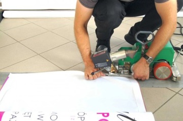 Светоотражающий рекламный баннер 1м2, прочная пломба