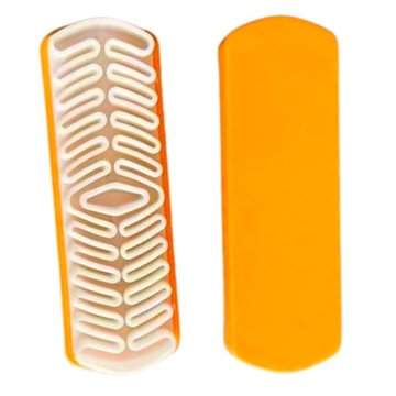 SZCZOTKA DO NUBUKU Z GUMOWĄ KREPINĄ ALKANTARY NUBUKU ZAMSZU TAPICERKI BUTÓW