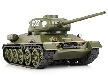Czołg T-34 Rudy 102 metalowy model 3D