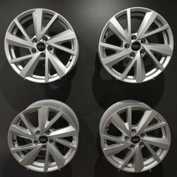 4× DISK HLINÍK AUDI OE 81A601025C Q2 7.0" X 17" 5X112 ET 45