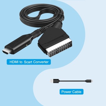 Konwerter HDMI na EURO na kablu HQ