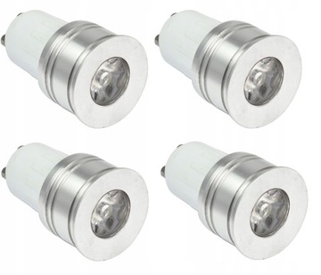 Żarówka LED GU10 1W ciepły biały SMD AC 85-265V