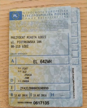 Fiat Panda III VAN 1.2 69KM 2015 Fiat Panda I rej 2016r. Salonowa, 1.2Benzyna. Uszkodzony, Poobijany. Jezdz, zdjęcie 9