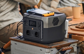 PRZENOŚNA STACJA ZASILANIA ECOFLOW RIVER 2 MAX ZASILACZ AWARYJNY UPS 512 WH