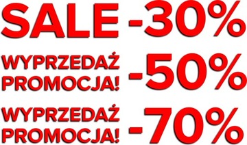 Naklejki witryna sklepowa SALE WYPRZEDAŻ PROMOCJA