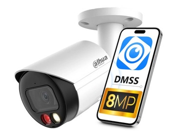 Kamera IP DAHUA IPC-HFW2849S-S-IL-0280B 8MPx WizSense DUAL LIGHT AUDIO