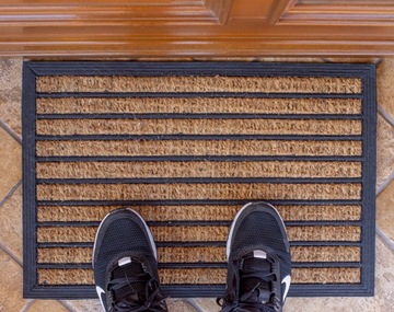 ДВЕРНОЙ КОВРИК ДЛЯ ОБУВИ НАРУЖНЫЙ ВХОД STRONG COCONUT MAT 40x60