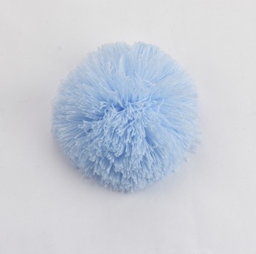 Pompon włóczkowy 10 cm średnicy Akryl Baby Blue