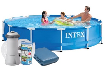 8w1 BASEN OGRODOWY STELAŻOWY 366x76 - INTEX 28212