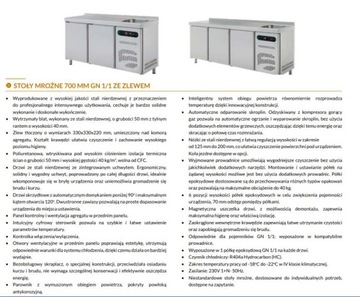 Стол МОРОЗИЛЬНЫЙ 3-дверный с ASBER МОЙКОЙ + удлиненная столешница