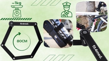 ЗАМОК ДЛЯ ВЕЛОСИПЕДА СКЛАДНОЙ ЗАМОК ВЕЛОСИПЕДНЫЙ ЗАМОК, НАДЕЖНЫЙ НА РАМЕ