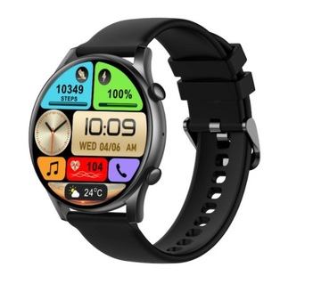 SMARTWATCH LIGE 2024 Pink GOLD CALLS PULSE PL MENU 2 ПОЛОСКИ!