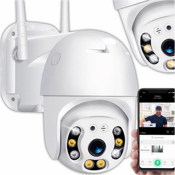 KAMERA WIFI IP SMART OBROTOWA FULL HD 2MP MONITORING 1080p ZOOM 4x DETEKCJA