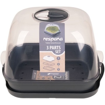 MINISZKLARNIA DO UPRAW NA ROZSADY MINI SZKLARENKA ROZSADNIK - ZESTAW 26x19