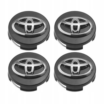 4x Toyota DEKIELKI DO FELG KAPSLE DEKIEL 62MM