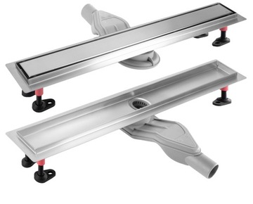 Odpływ Odwodnienie Liniowe 70CM Stal Szczotkowana Dwustronny Neox Superflow