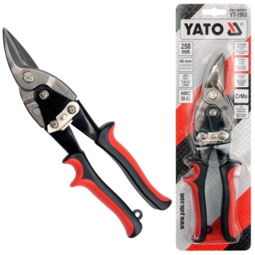 NOŻYCE DO CIĘCIA BLACHY LEWE 250 MM YATO