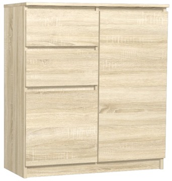 KOMODA SZAFKA DĄB SONOMA ASTRA 80-22