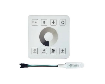 STEROWNIK + PANEL RF MONO WS2811 PŁYNĄCA WODA kol