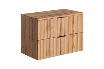 SZAFKA ŁAZIENKOWA Z BLATEM 80 CM OAK