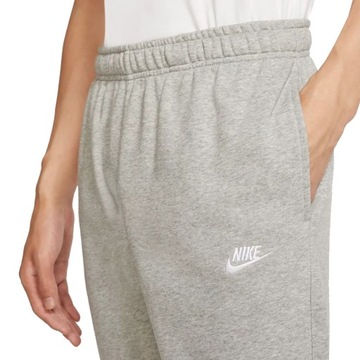 L Spodnie męskie Nike NSW Club Jogger FT szare BV2