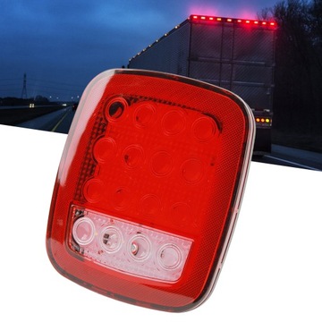 Światła tylne przyczepy 12v do 24v 16 LED Stop