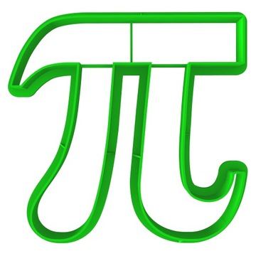Foremka Wykrawacz do ciastek Liczba Symbol Pi 8cm
