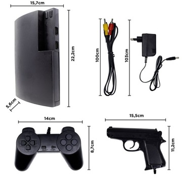 ТВ-ИГРА РЕТРО ТВ-КОНСОЛЬ ВИДЕОИГРЫ МАРИО ПЕГАС 2x PAD GUN 3