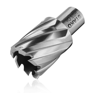 FREZ TREPANACYJNY FI 34x30 MM WIERTŁO DO METALU STAL SZYBKOTNĄCA HSS STAKO