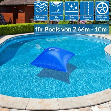 Надувная подушка для бассейна зимой, XL, 240х200см.