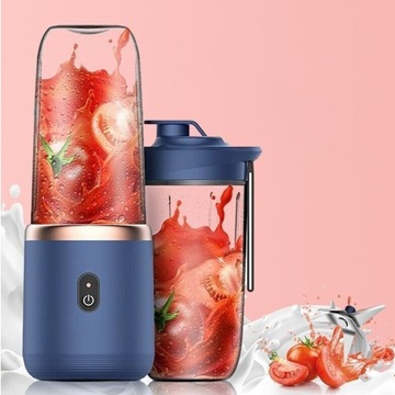 MINI PRZENOŚNY TURYSTYCZNY ELEKTRYCZNA SOKOWIRÓWKA OWOCE BLENDER KIELICHOWY