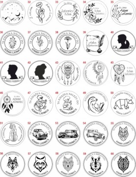 Штамп EX LIBRIS, качество PRO, деревянный штамп