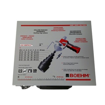 Фрезы 2–60 мм с циркулем Boehm JLB 260 PACC