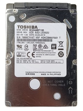 DYSK TWARDY HDD TOSHIBA 1TB 2,5