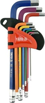 YATO ZESTAW KLUCZY IMBUSOWYCH 9 SZTUK YT-05632