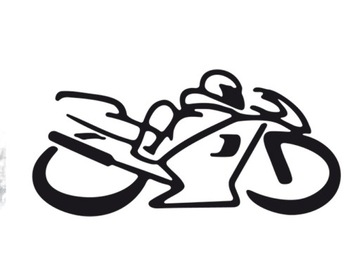 Naklejka na samochód AUTO TATTO motocykl