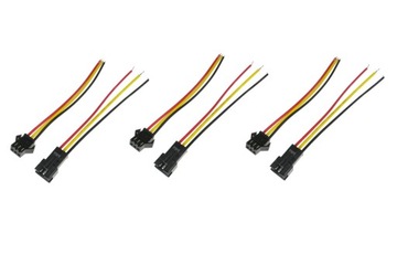 ZŁĄCZE JST-SM 3 PIN 2.50 MM WTYK + GNIAZDO 3 KPL.