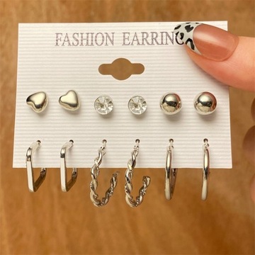 Vintage Pearl Butterfly Leopard Earring Set G
