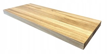 PÓŁKA NABIJANA DĘBOWA 100x20x3cm DĄB OLEJOWANY AB