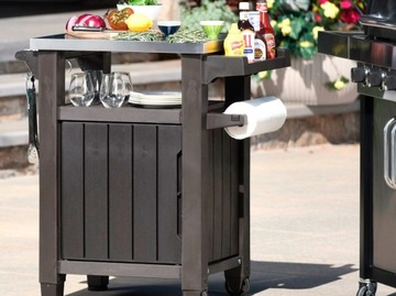 KETER STOLIK GRILOWY UNITY BUFFET 105L GRAFITOWY