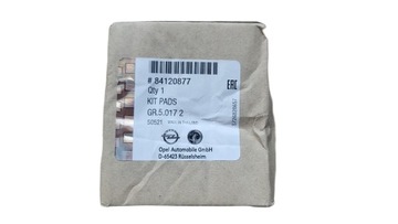 Klocki hamulcowe PRZÓD Komplet Opel OE 84120877 ORYGINALNE! Insignia B