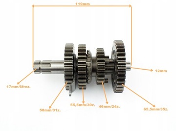 КОРОБКА ПЕРЕДАЧ ДЛЯ квадроцикла 110CCM
